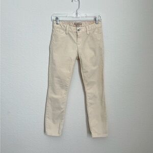 Banana Republic cream corduroy skinny pants 24P